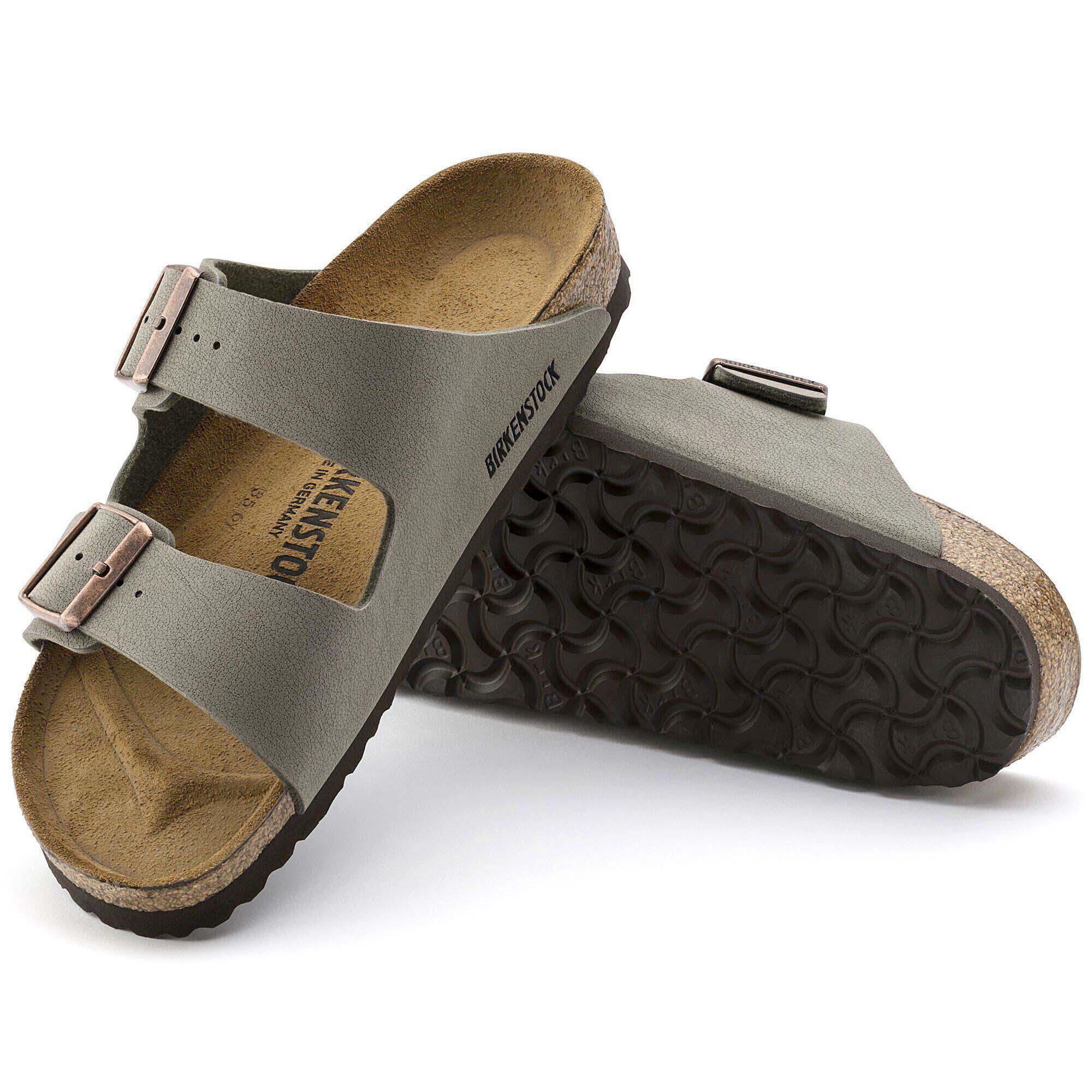 Birkenstock-Pantoletten Arizona Grau Erwachsene 3/5