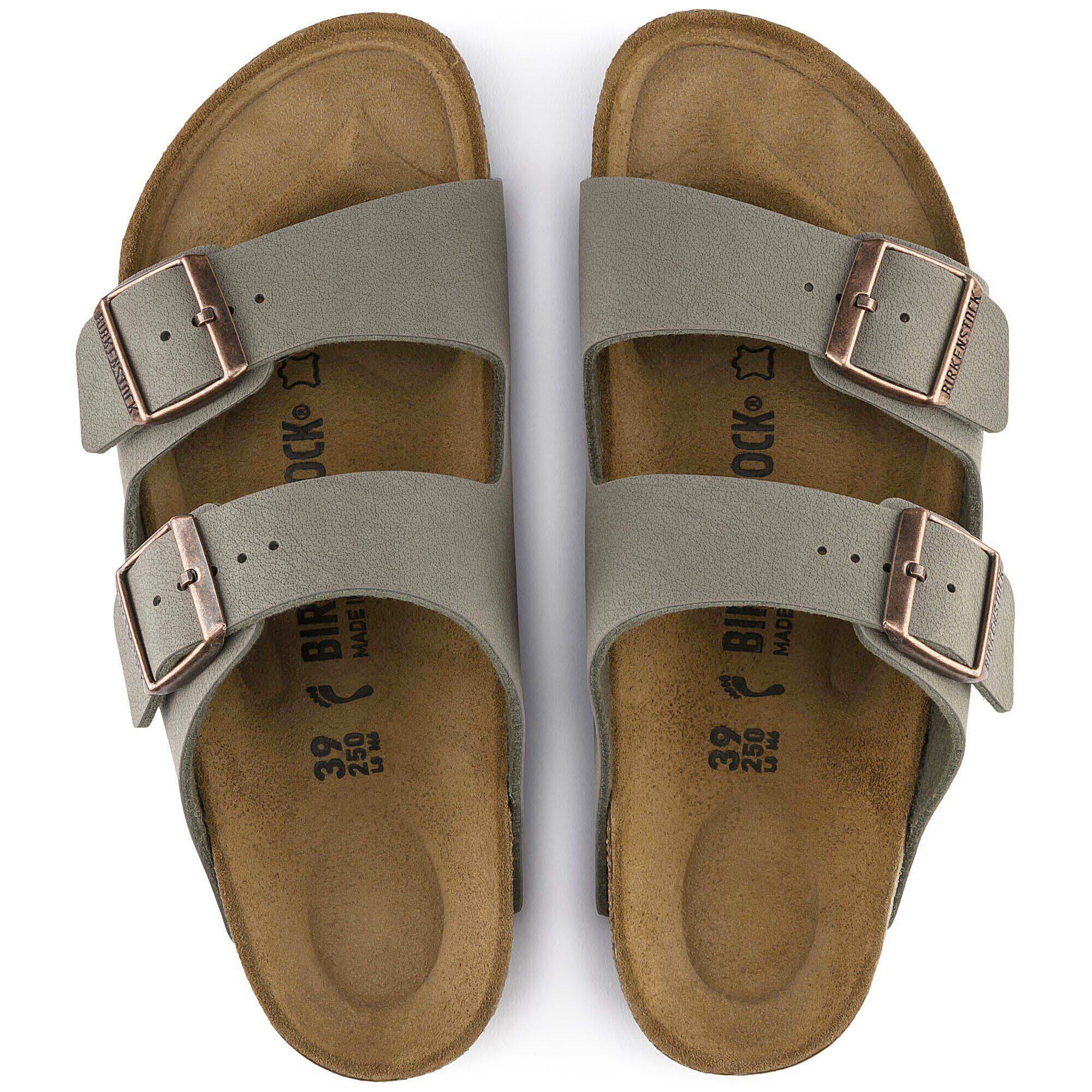Birkenstock-Pantoletten Arizona Grau Erwachsene 2/5