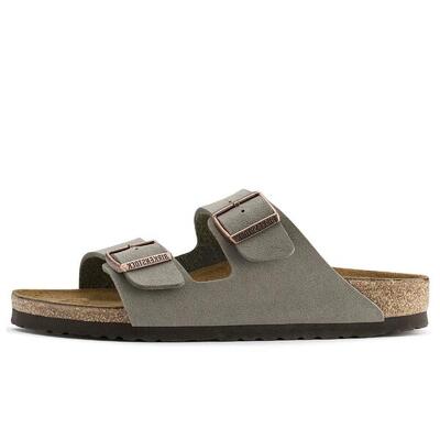 Ciabatta Birkenstock Arizona Grigio Adulto