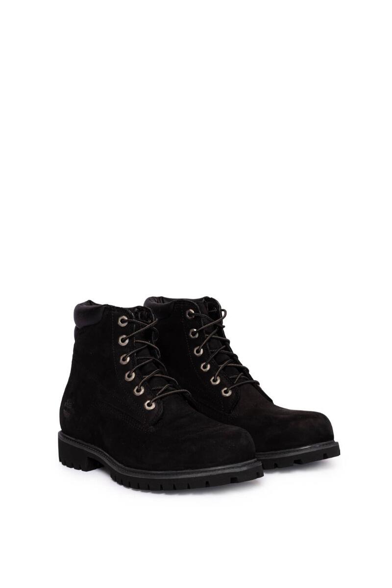 Stivale Alburn in nabuk nero 3/5