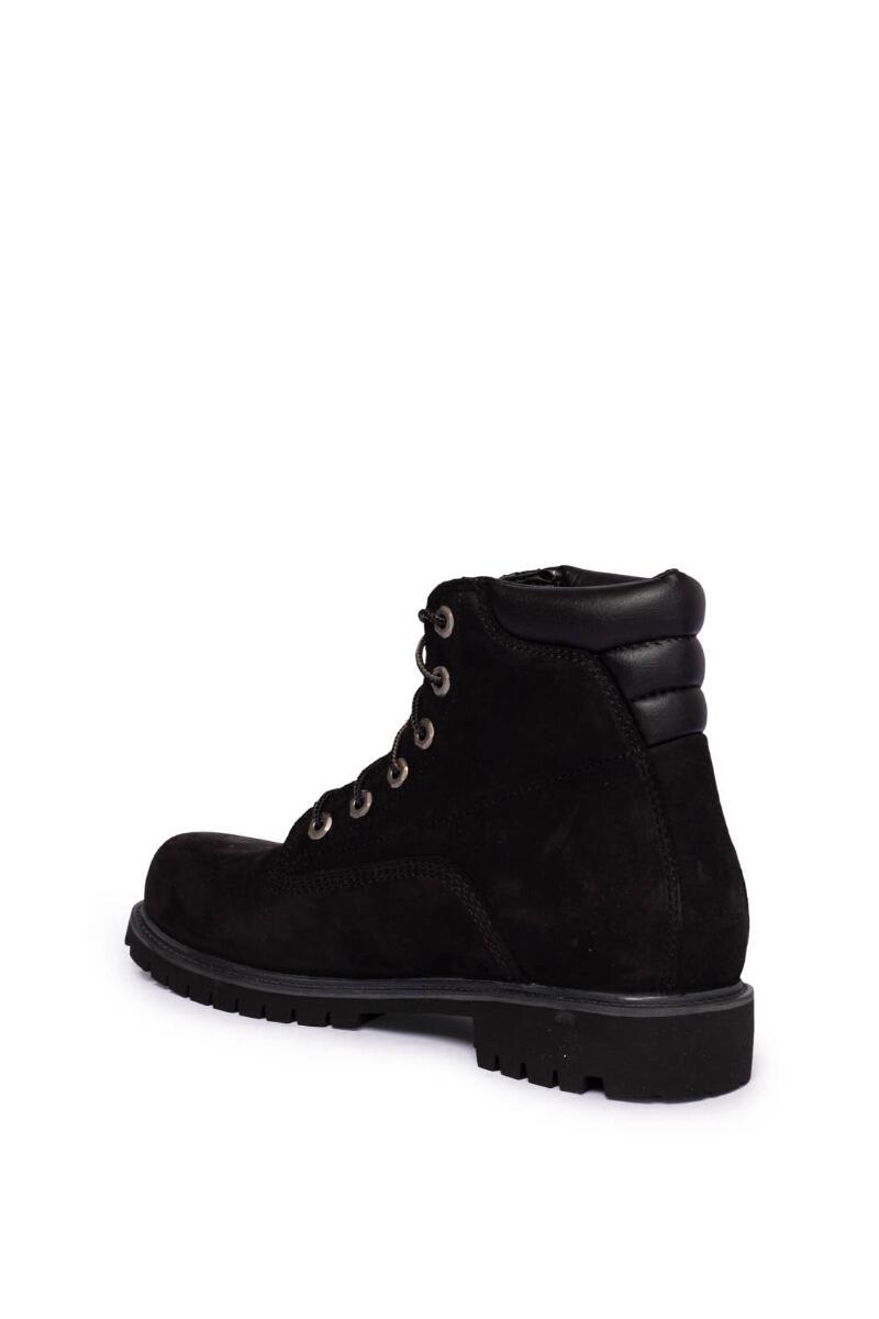 Stivale Alburn in nabuk nero 4/5