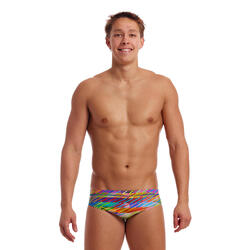 Slip de bain Funky Trunks Static Stack