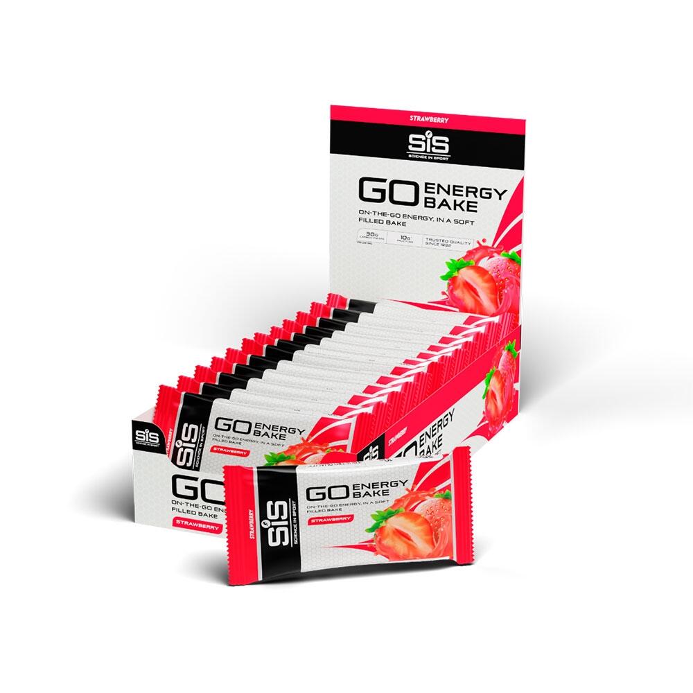 SCIENCE IN SPORT SIS GO Energy Bake (12x50g) Strawberry - Alimenti funzionali - Snack proteici