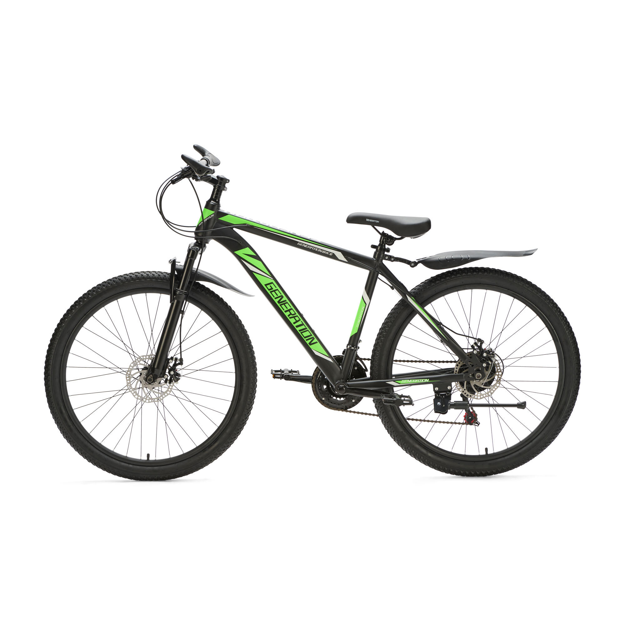 Generation bicicleta de montaña 26 pulgadas Verde/Negro – Guardabarros 2/4