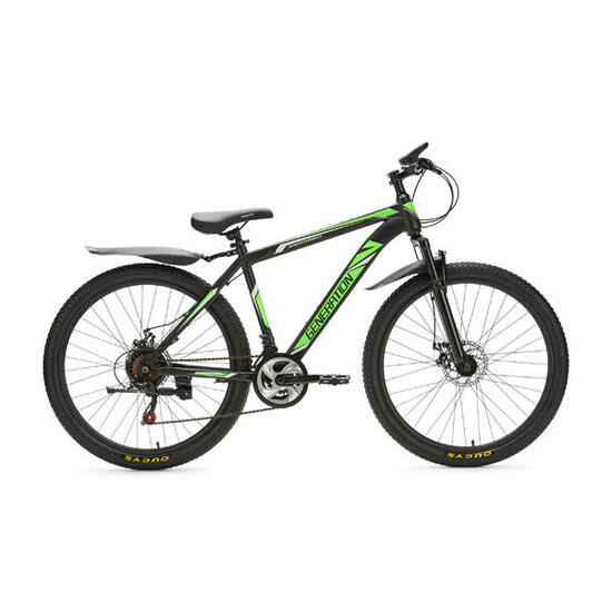 Generation Mountainbike 26 Zoll Grün/Schwarz – Schutzbleche
