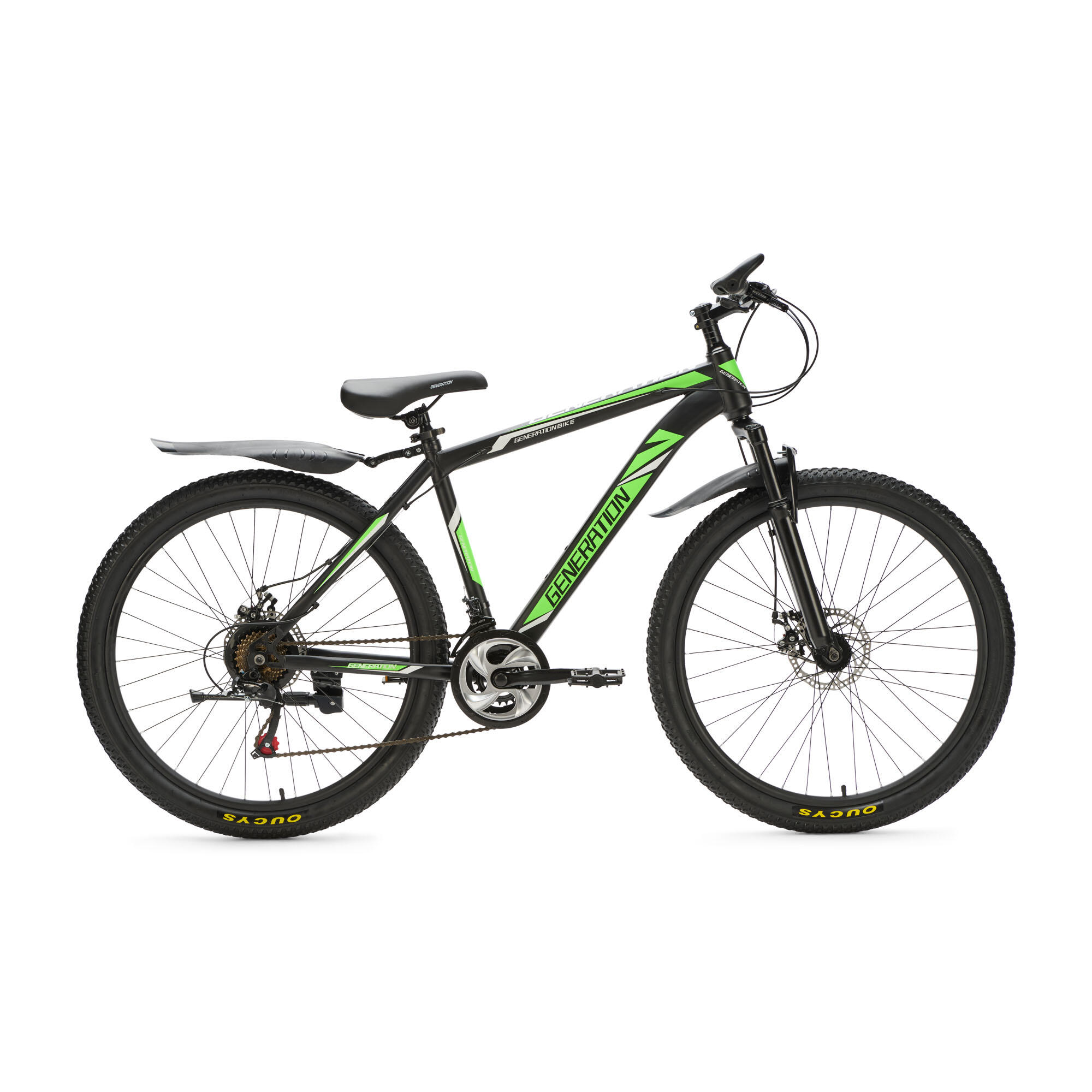 Generation - Generation Vtt 26 Pouces Vert/noir – Garde-boue - Vélo Enfant - Noir|vert - 26" - Decathlon