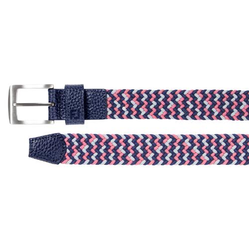 Footjoy Braided Golfriem Heren Dark denim/Roze/Skyway 4/4