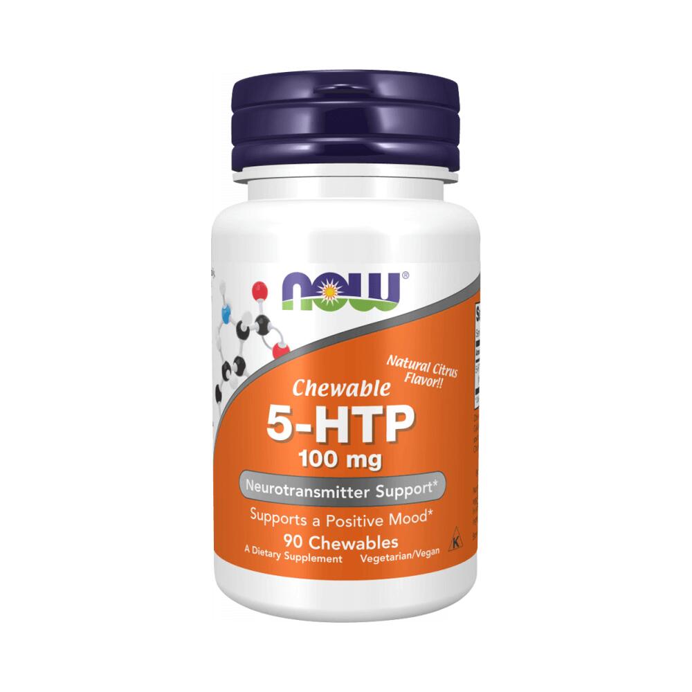 NOW FOODS Now Foods 5-HTP 100mg Chewable (90) Standard - Vitamine, minerali e salute
