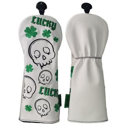 Legend Fairwaywood Headcover Lucky Wit Groen