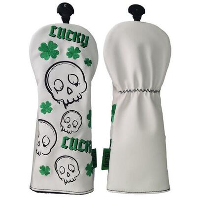 Legend fairwaywood headcover lucky wit groen