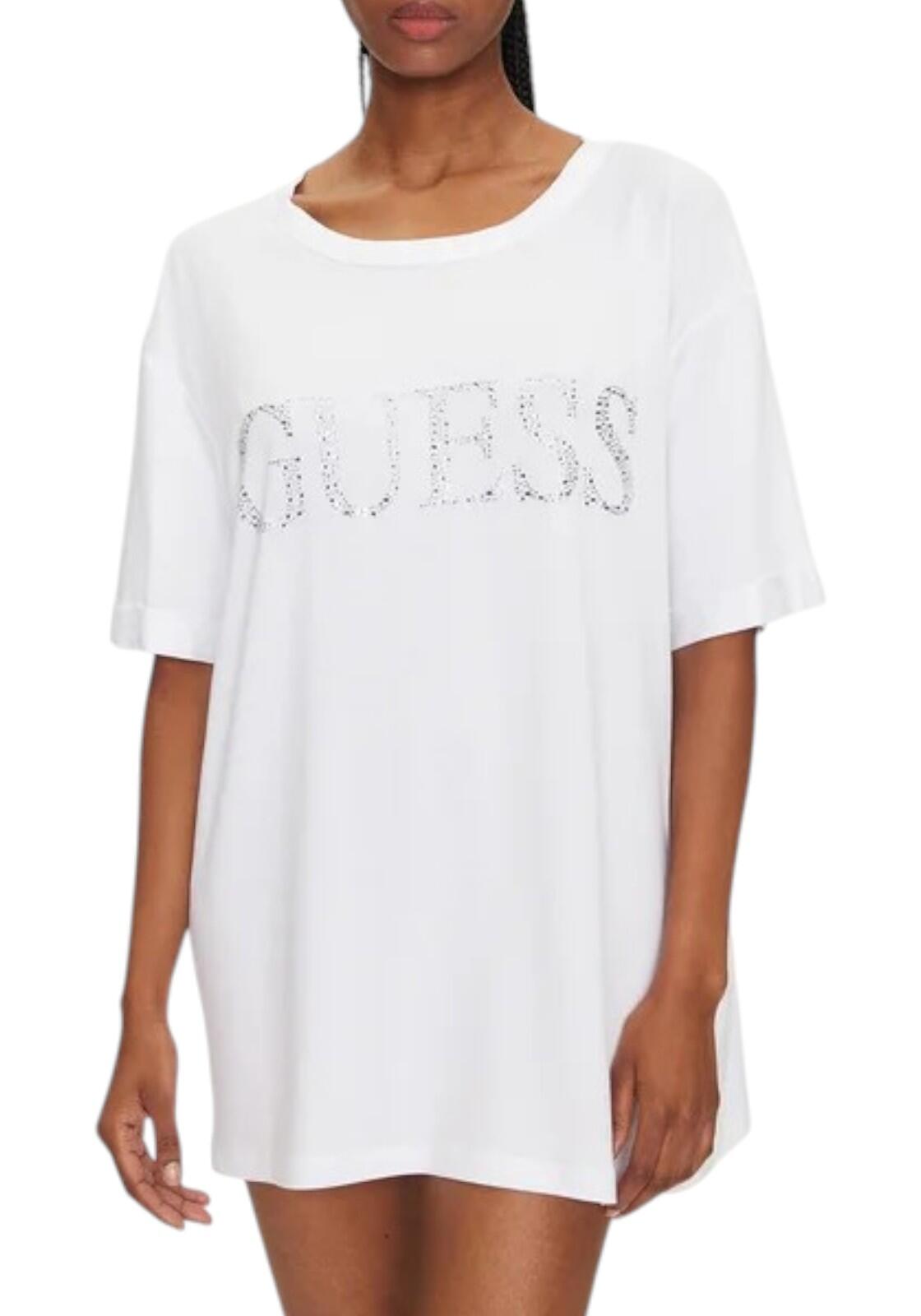 GUESS LOGO LONG SS COL G011