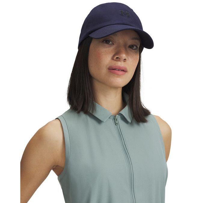 Casquette ajustable pour femme Under Armour Golf96 Marine 3/4