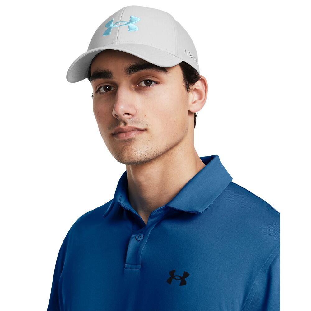 Under Armour Golf96 Cap Halo Gray Sky Blue 3/4