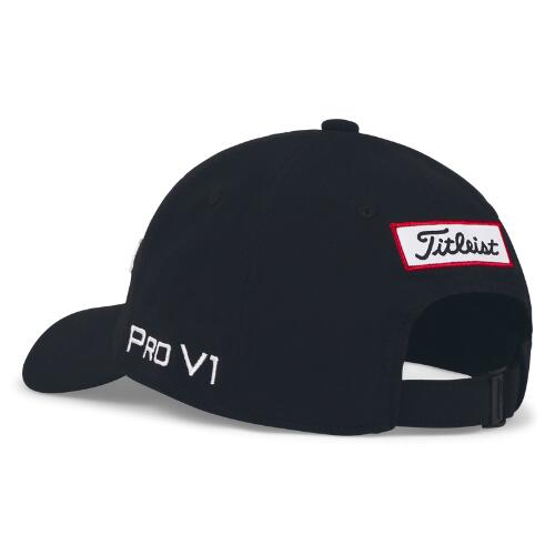 Titleist Tour Performance  Junior Cap Zwart/Wit 3/4
