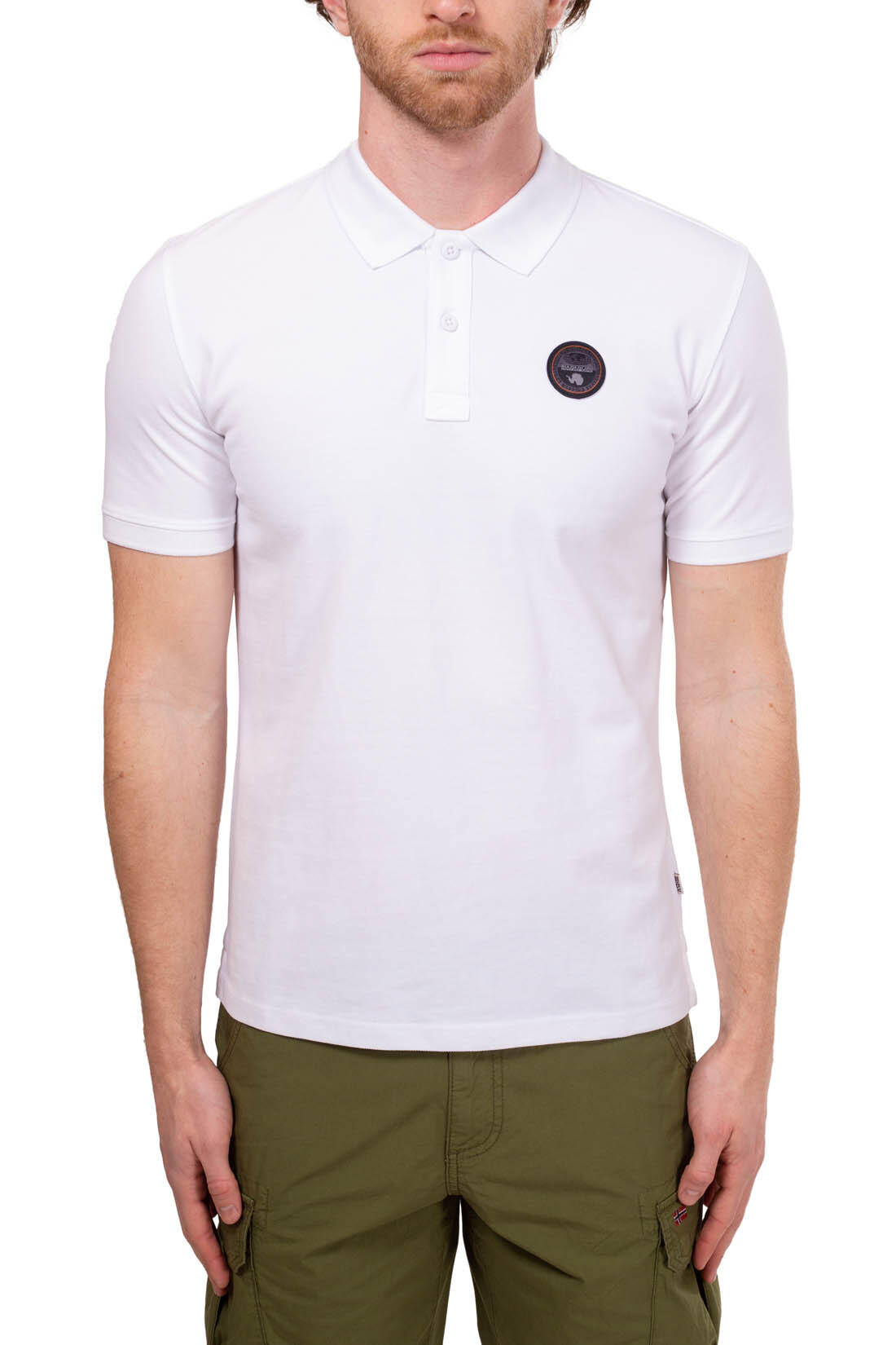 Polo uomo con patch logo 2/4