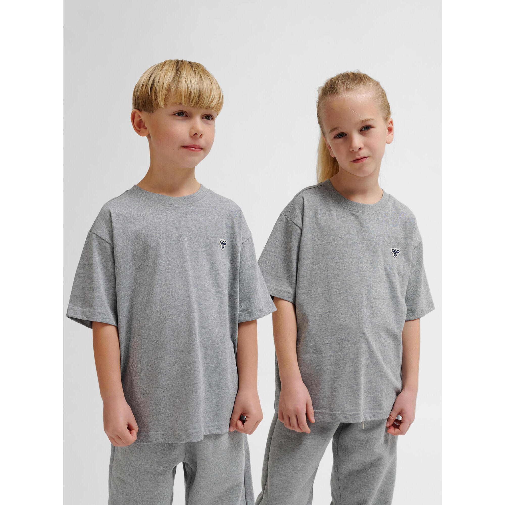 Hummel - Enfiler T-shirt Hmljr Loose Enfant Hummel - T-shirt Manches Courtes - Gris - Decathlon