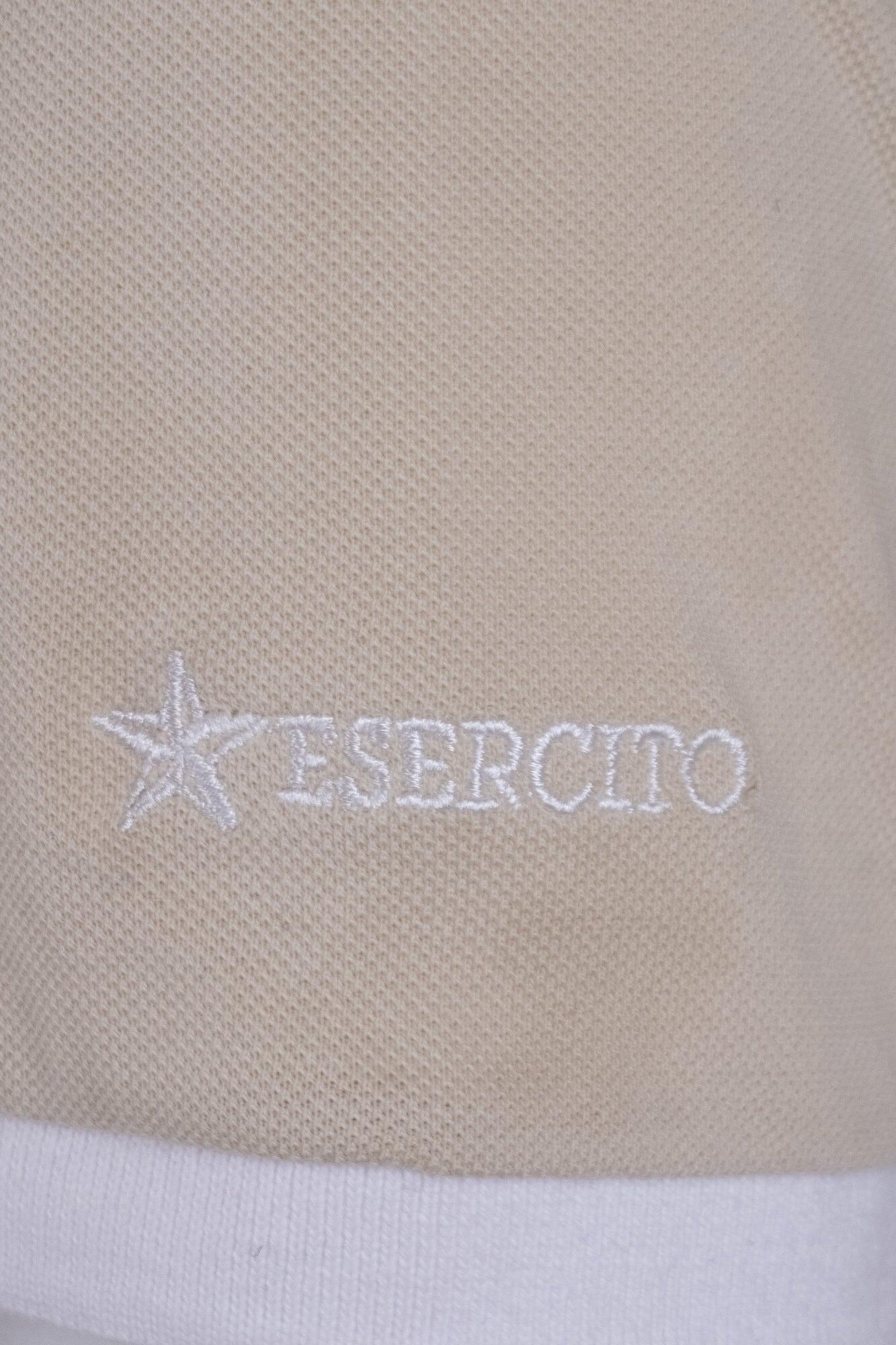 Polo Aviazione Esercito a maniche corte kaki in cotone uomo 4/4