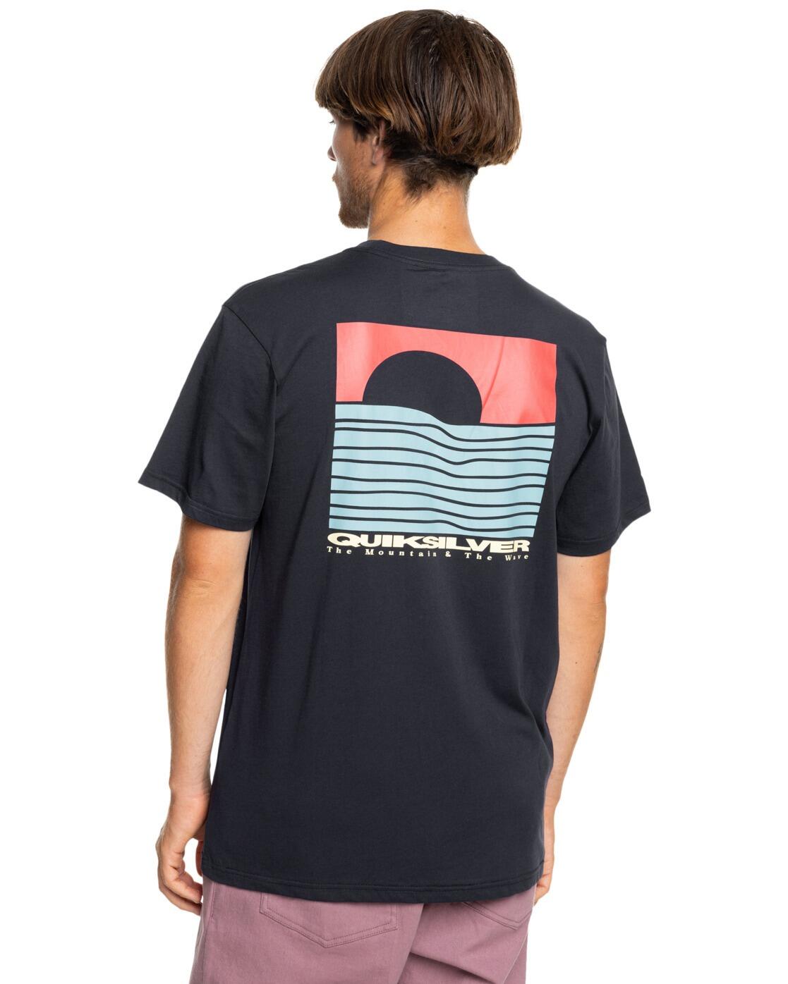 T-shirt à manches courtes EYE ON HORIZON Noir Homme 2/4