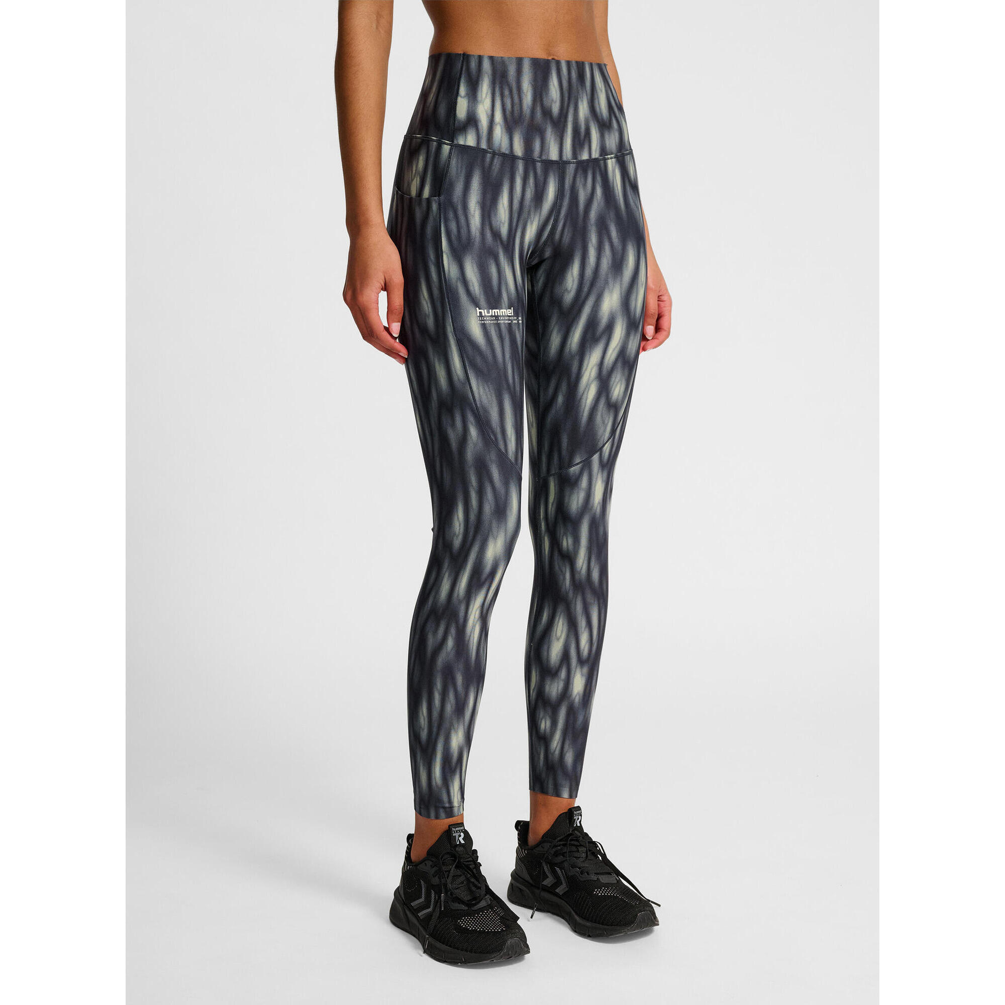 Damskie legginsy Hummel AOP Hiit Intensity