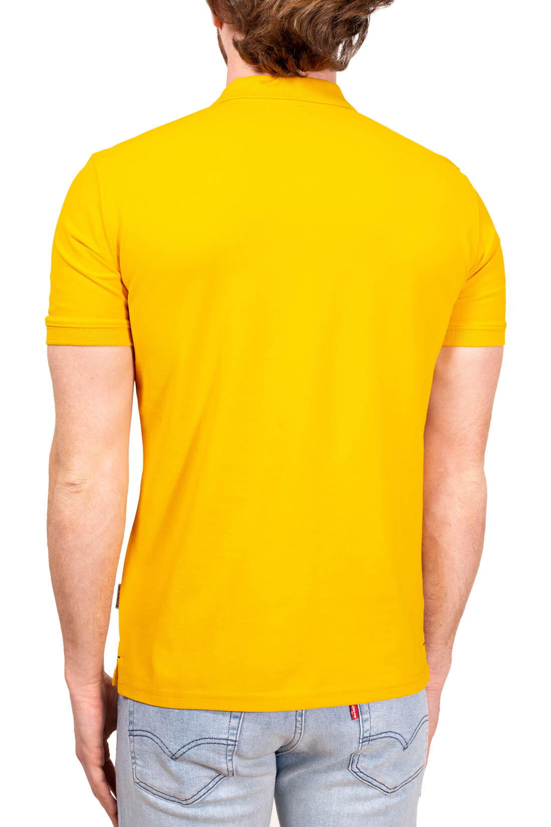 Polo uomo con badge logo 4/4