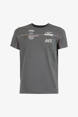 T-shirt Aviazione Esercito a maniche corte militare in cotone uomo