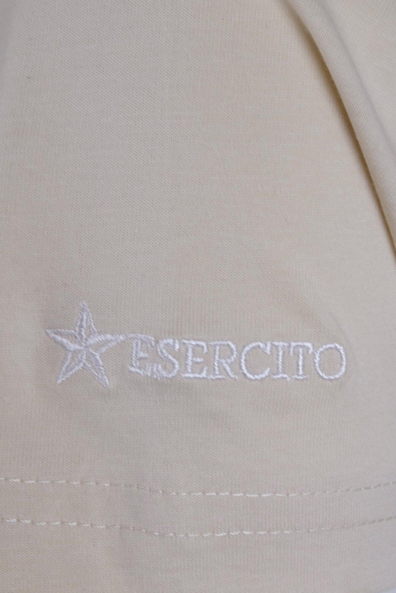 T-shirt Aviazione Esercito a maniche corte kaki in cotone uomo 4/4
