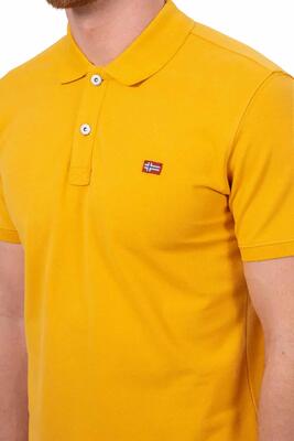 Poloshirt - casual - heren - napapijri eruggy - regular fit - rood
