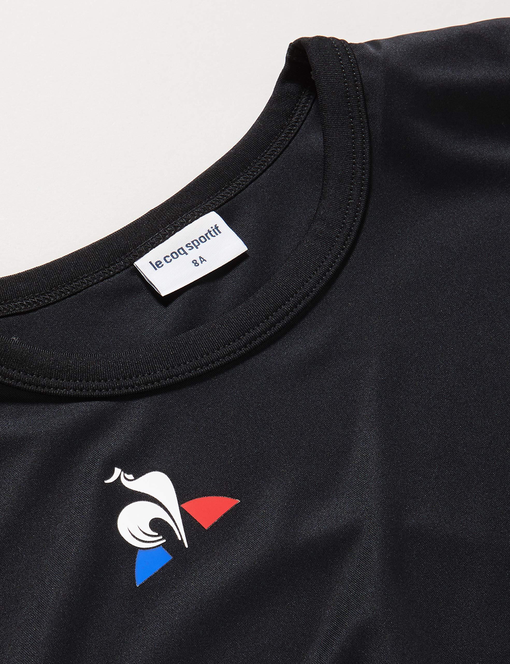 Le Coq Sportif Maglietta Bambino No. 1 Nera, 8 Anni 2/4