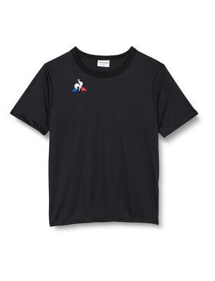 Le Coq Sportif Maglietta Nera Bambino No. 1