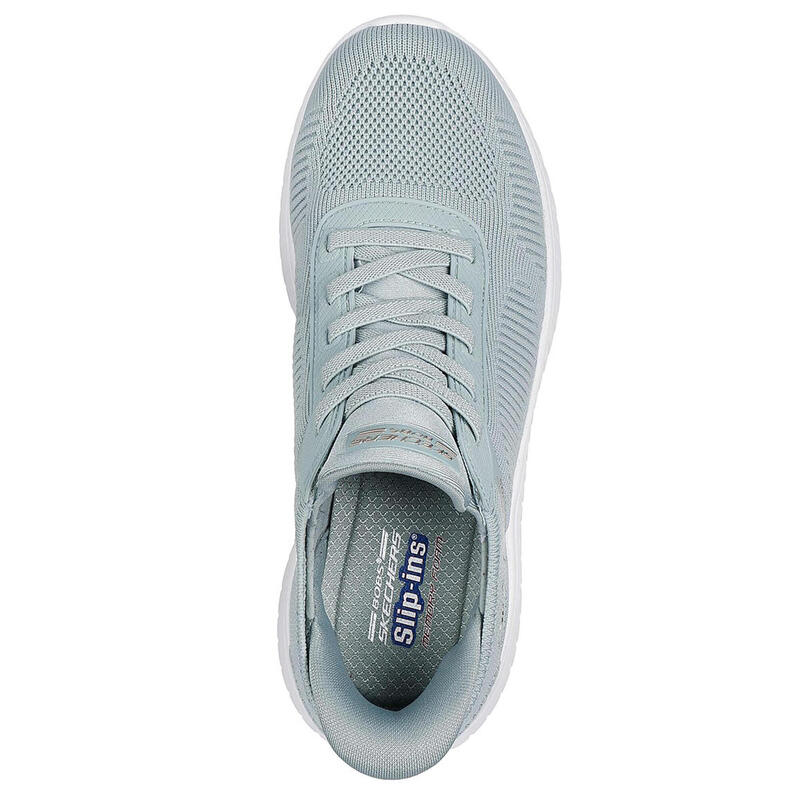 Pantofi Sport Skechers Model Bobs Squad Chaos Culoare Verde