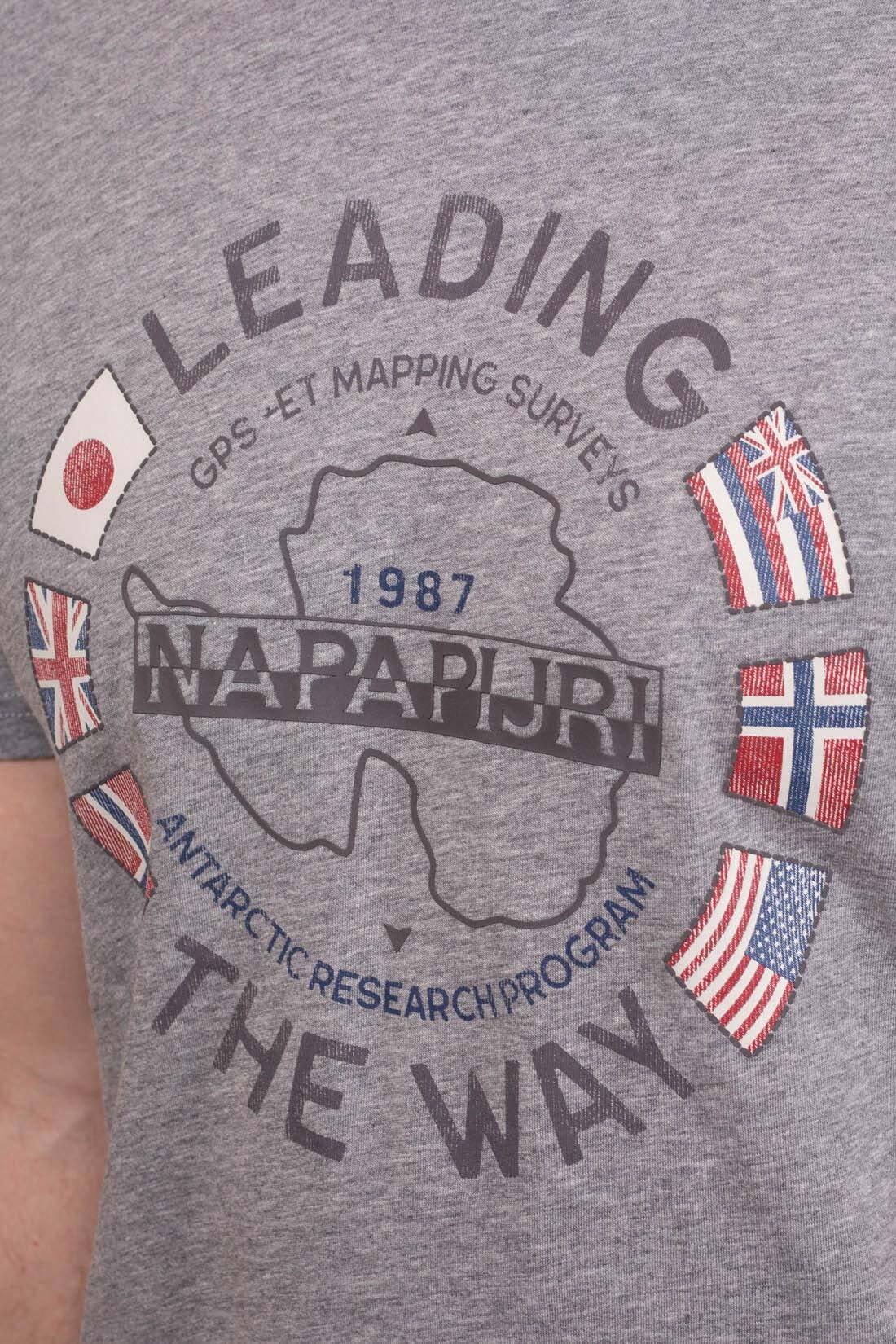 T-shirt uomostampa circolare 1/4