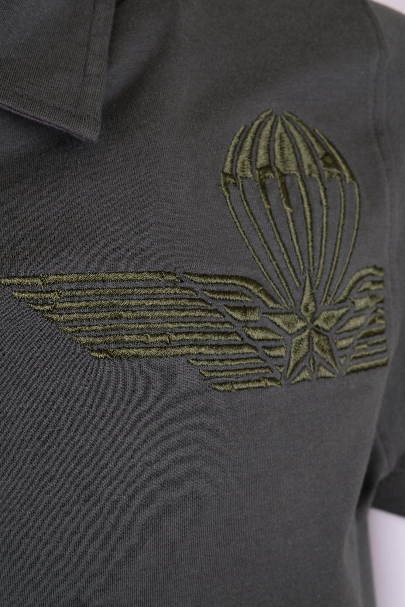 Polo Folgore a maniche corte militare in cotone uomo 4/4