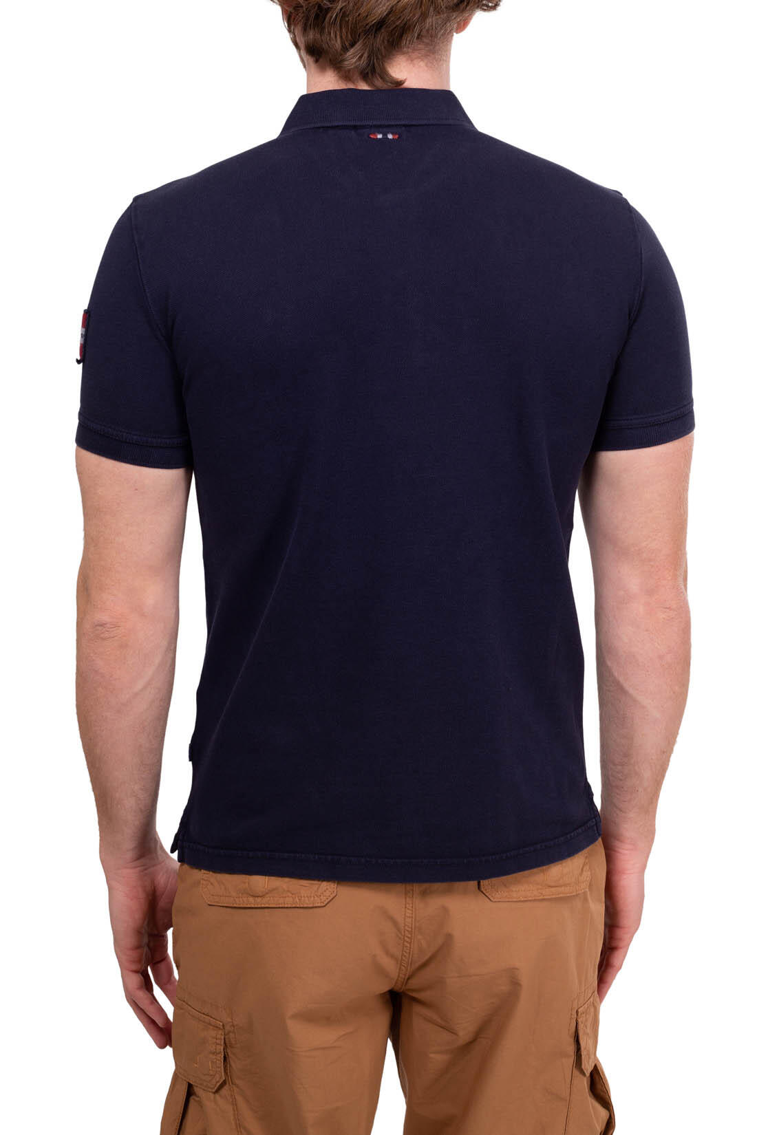 Polo uomo con patch logo 4/4