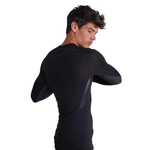 Le Coq Sportif Maglietta Uomo Training Smartlayer LS Nera 4/5