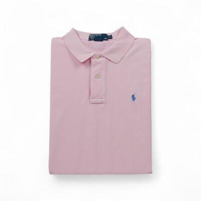 Seconda Mano - Maglietta polo a maniche corte rosa - Stato buono