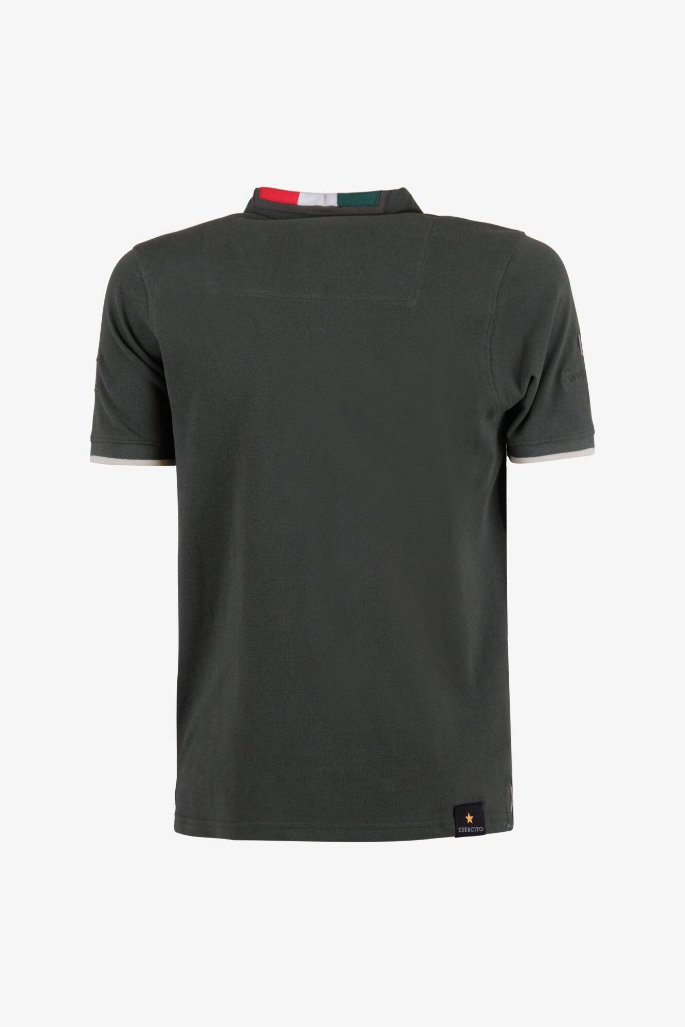 Polo Esercito a maniche corte Lagunari militare in cotone uomo 2/5