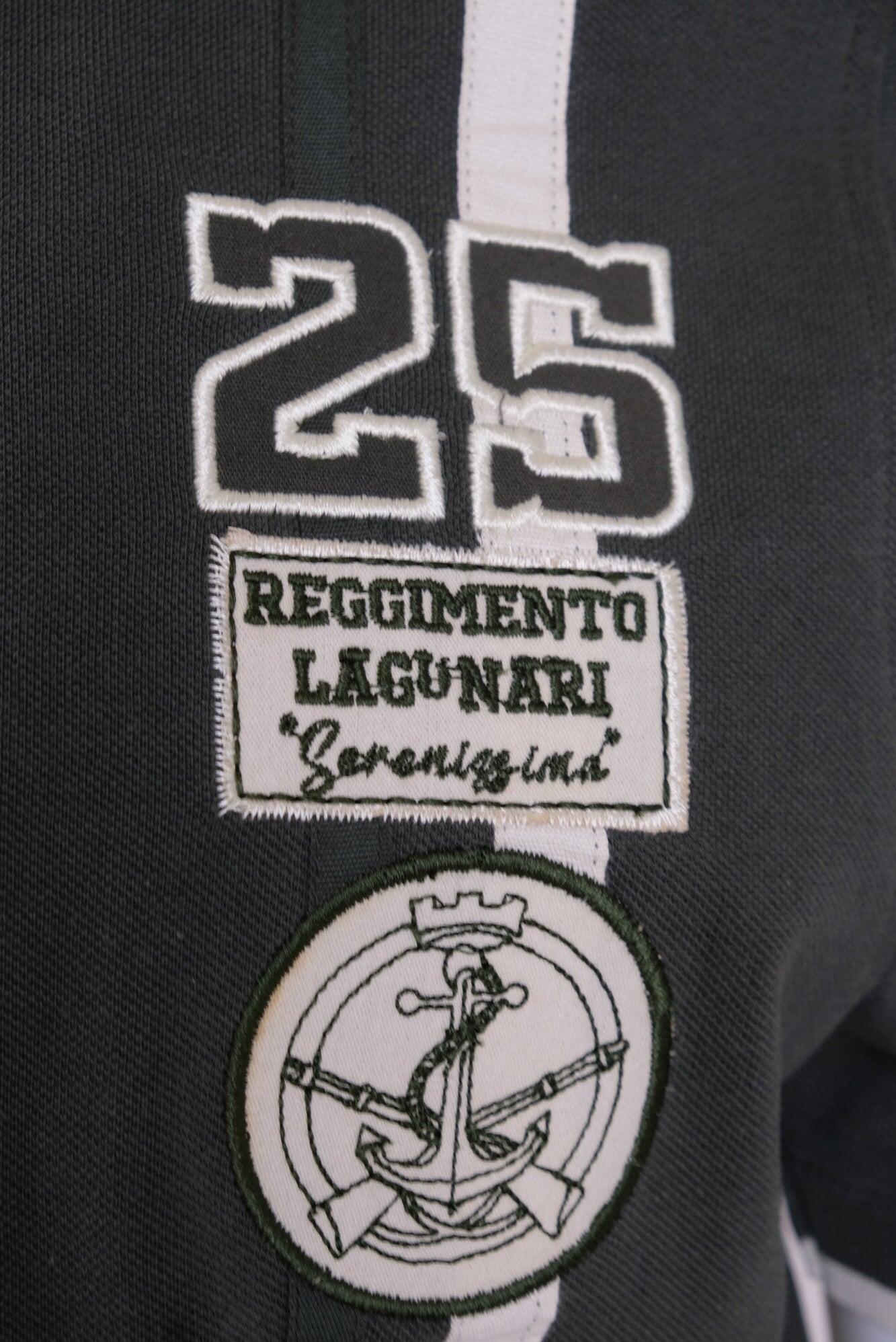 Polo Esercito a maniche corte Lagunari militare in cotone uomo 4/5