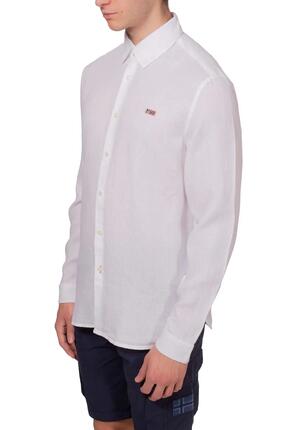 Vêtements - Casual - Homme - Chemise Gilbert - Lin léger - Blanc