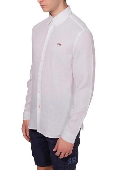 Vêtements - Casual - Homme - Chemise Gilbert - Lin léger - Blanc