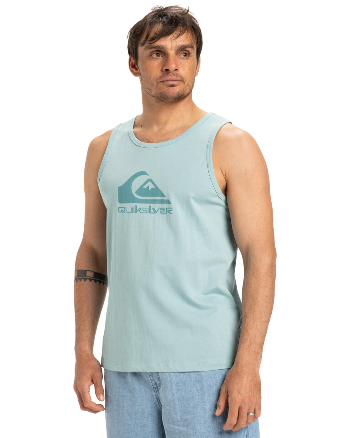 Muscle-Tanktop EV COMP LOGO Blau Herren 3/4
