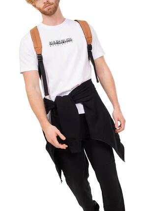 T-shirt - Sportswear - Homme - Regular fit, Col rond, Manches courtes - Blanc