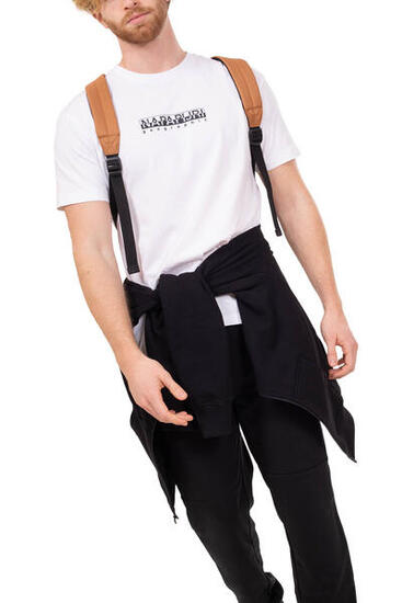 T-shirt - Sportswear - Homme - Regular fit, Col rond, Manches courtes - Blanc