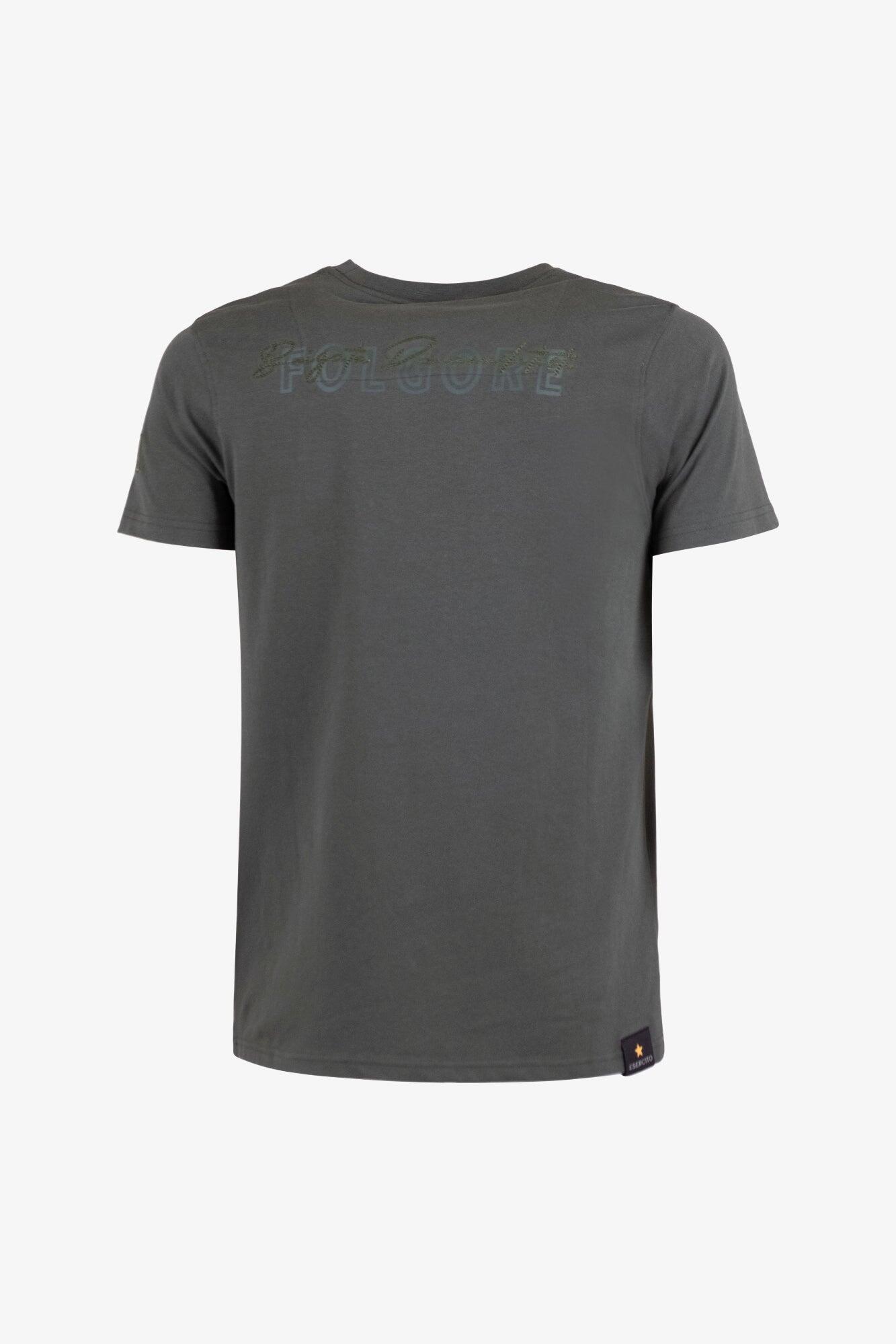 T-shirt Folgore a maniche corte in cotone militare uomo 2/4