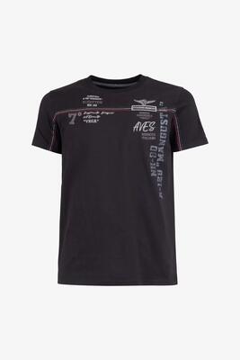 T-shirt Aviazione Esercito a maniche corte militare in cotone uomo