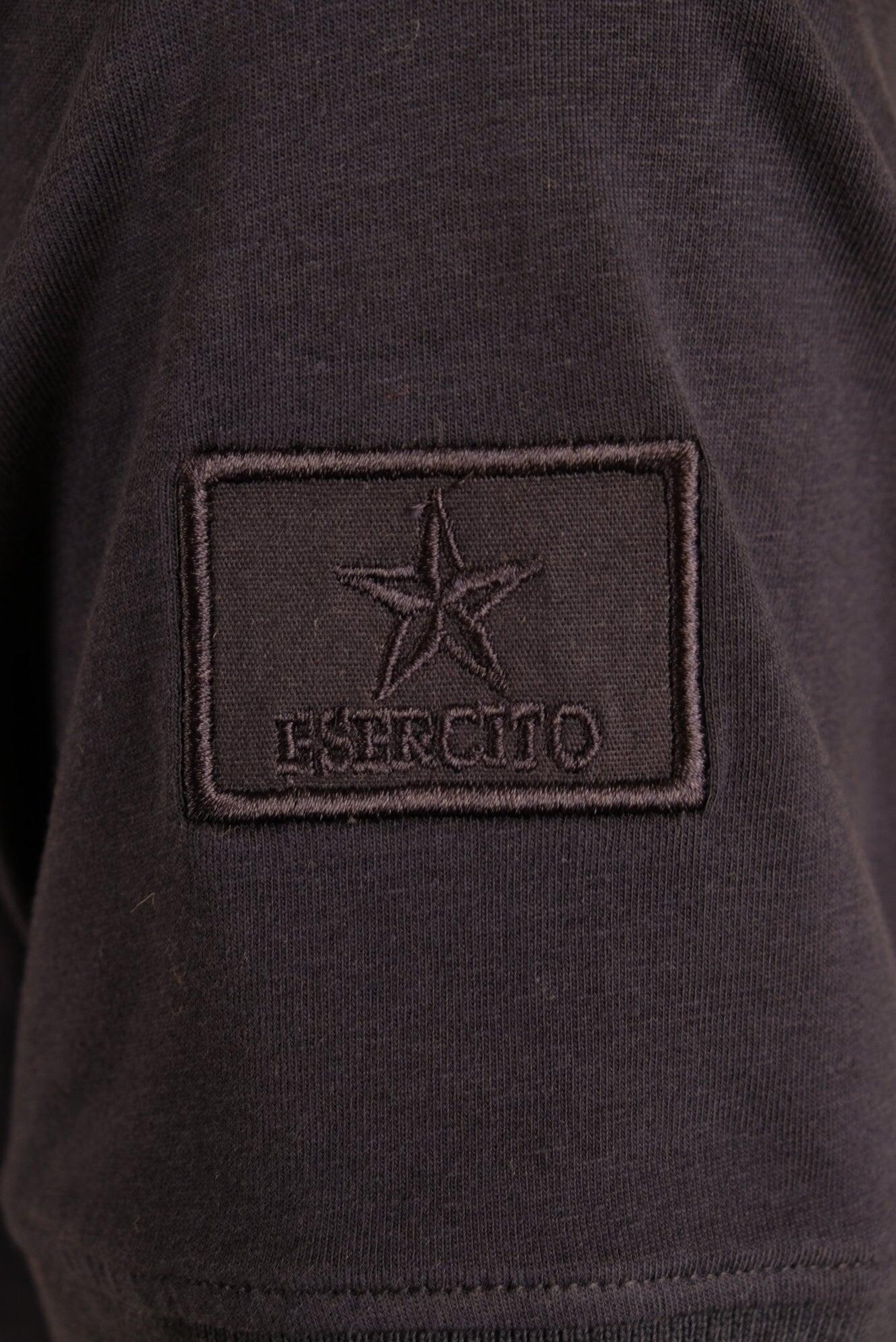 Polo Folgore a maniche corte blu in cotone uomo 4/4