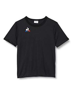 Le Coq Sportif Maglia Nera per Bambini. 12A 12 Anni