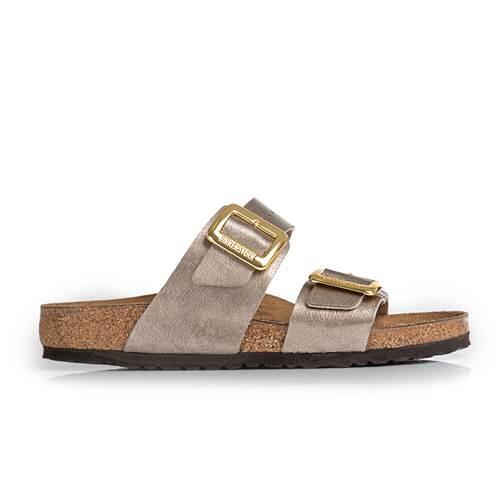 Birkenstock - Mules Femmes Birkenstock Sydney Cushion - Tongs - Marron - Decathlon