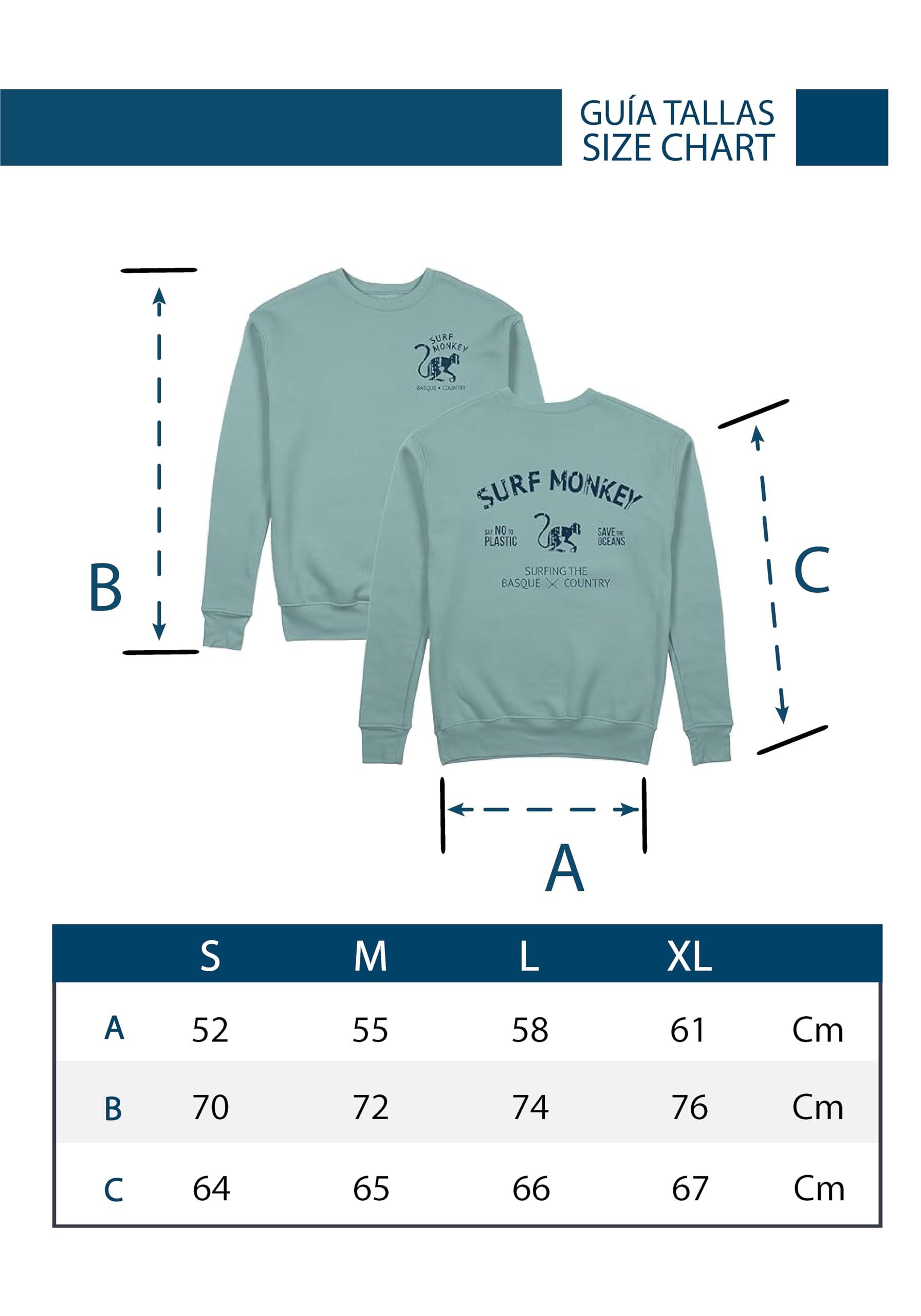 Sudadera Save the ocean - Cuello Redondo / Adulto (Lila) 5/5