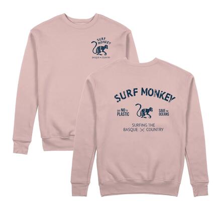 Bluza Save the Ocean – Okrągły dekolt / Dorosły (Piaskowy)