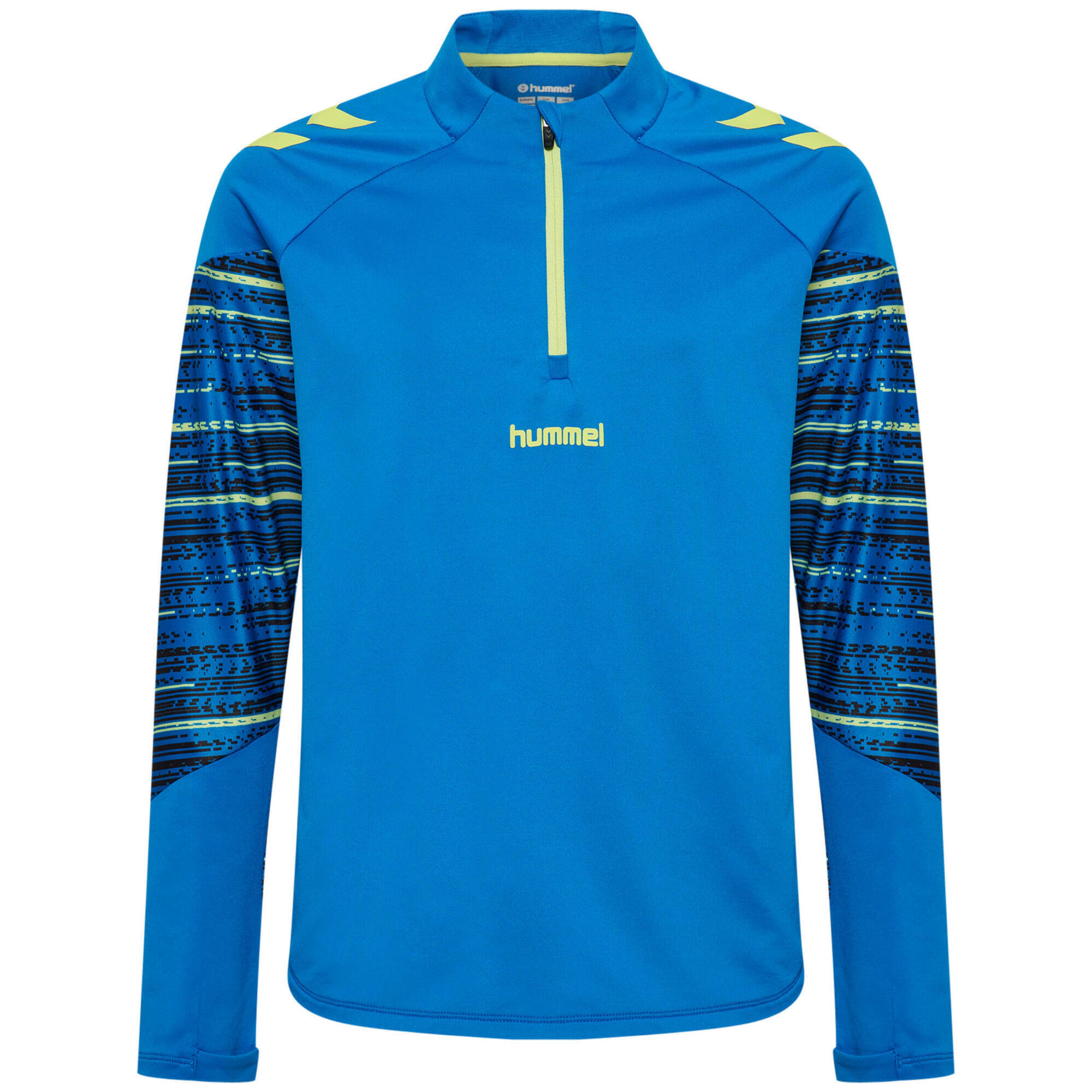 Hummel - Demie-fermeture Éclair Zip Sweat-shirt Hmlblaze Multisport Enfant Hummel - Pull - Bleu - Decathlon